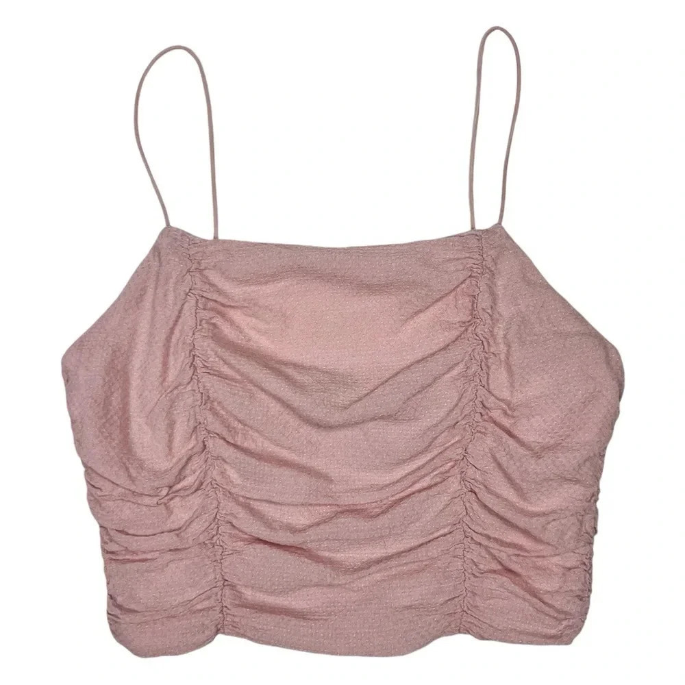 Pacsun Pink Cropped Tank Top